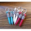 Boho Gemstone Spike Earrings, White 