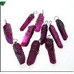 Fuchsia Aura Crystal Pendant 