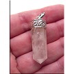 Rose Quartz Point Pendant, 34x12mm 