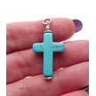Turquoise Cross Pendant 