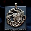 Sterling Silver Celtic Gryphon Pendant 