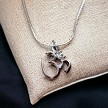 Sterling Silver Om Symbol Necklace 