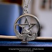 Sterling Silver Isis Pentacle Pendant 