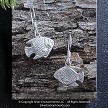 Sterling Silver Tropical Fish Earrings 