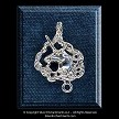 Sterling Silver Unicorn Pendant with Loop 