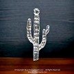Sterling Silver Saguaro Pendant 