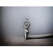 Sterling Silver Small Goddess Charm 