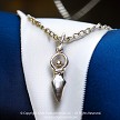 Sterling Silver Small Lunar Goddess Charm 