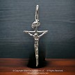 Sterling Silver Bailed Crucifix Charm 
