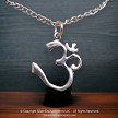 Sterling Silver Om Symbol Charm 