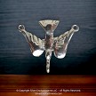 Sterling Silver Holy Spirit Dove Rosary Centerpice 