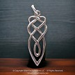 Sterling Silver Celtic Friendship Knot Pendant 