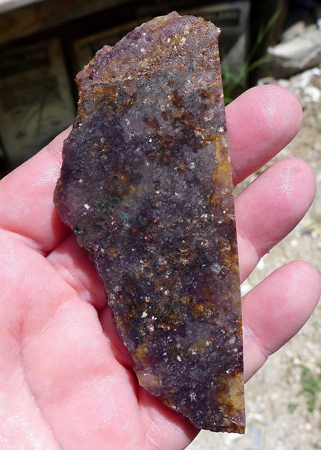 Lepidolite Slab 101x41x7.1mm 
