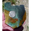 Larsonite Slab, Gary Green Jasper Slab 