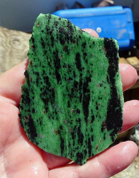 Ruby in Zoisite Slab 