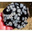 Snowflake Obsidian Slice 