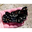 Polka Dot Obsidian Slice 