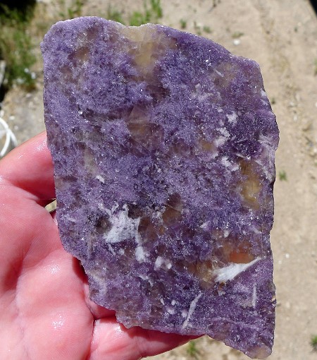 Lepidolite Slab 114x81x6mm 