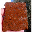 Native Copper in Jasper Slab 