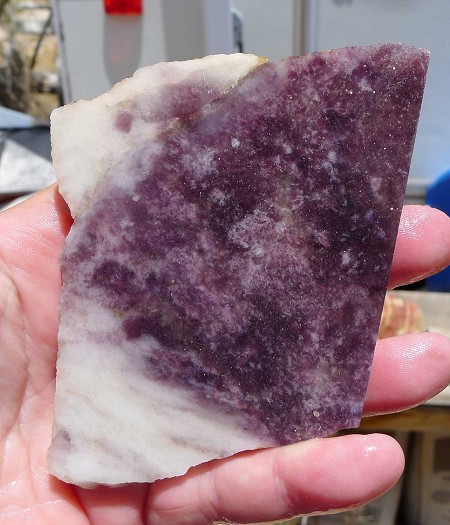 Lepidolite Slab 