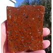 Native Copper in Jasper Slab 