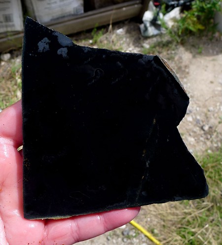 Australian Black Jade Slab 