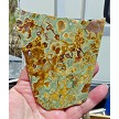 Rainforst Jasper Slab with Druzy Pockets 
