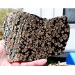 Flowering Obsidian Slice 