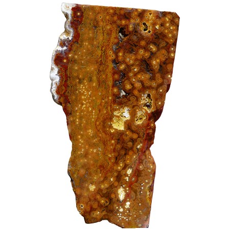 Ocean Jasper Slab with Druzy 132x71x4.9mm 