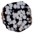 Snowflake Obsidian Slab 104mm x 104mm x 6.2mm 