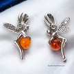 Sterling Silver 3D Bailed Fairy Jewelry 